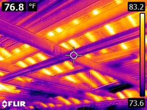 Rafters in the Infrared spectrum